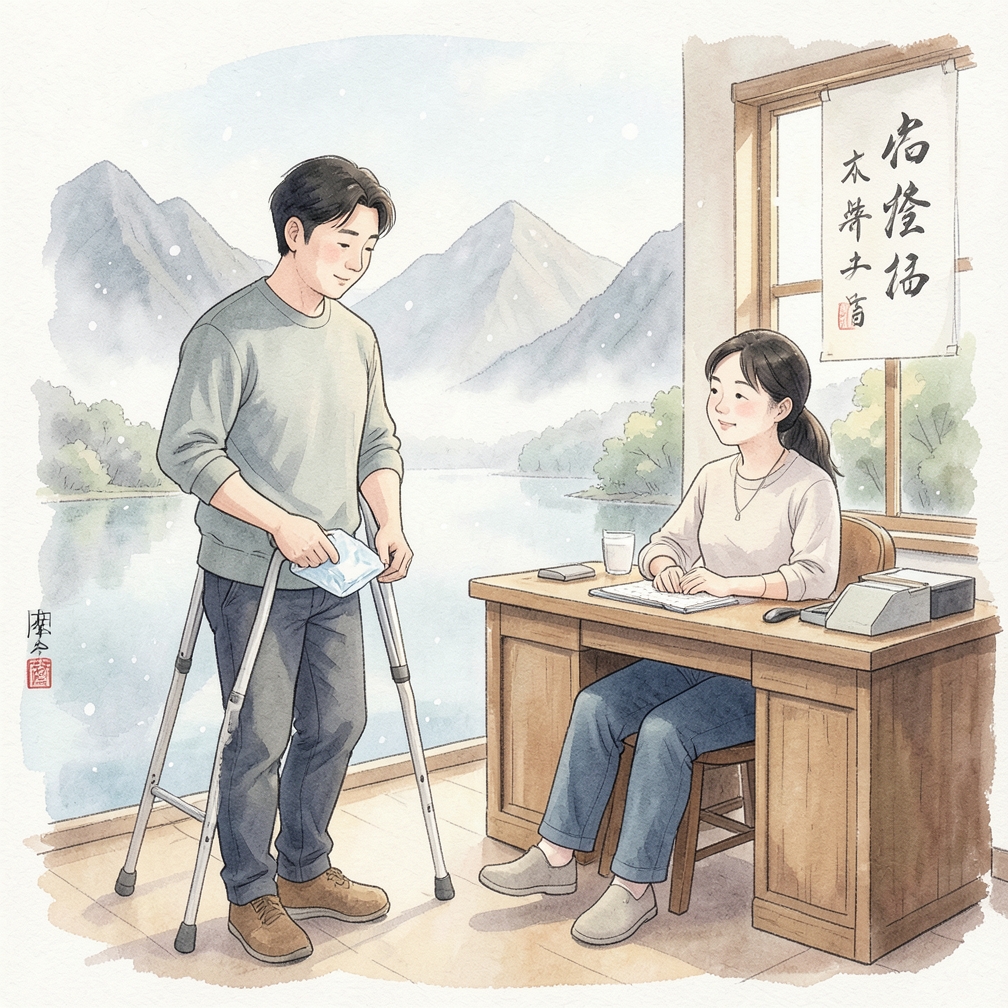 在家中进行初步护理以减轻肿胀
