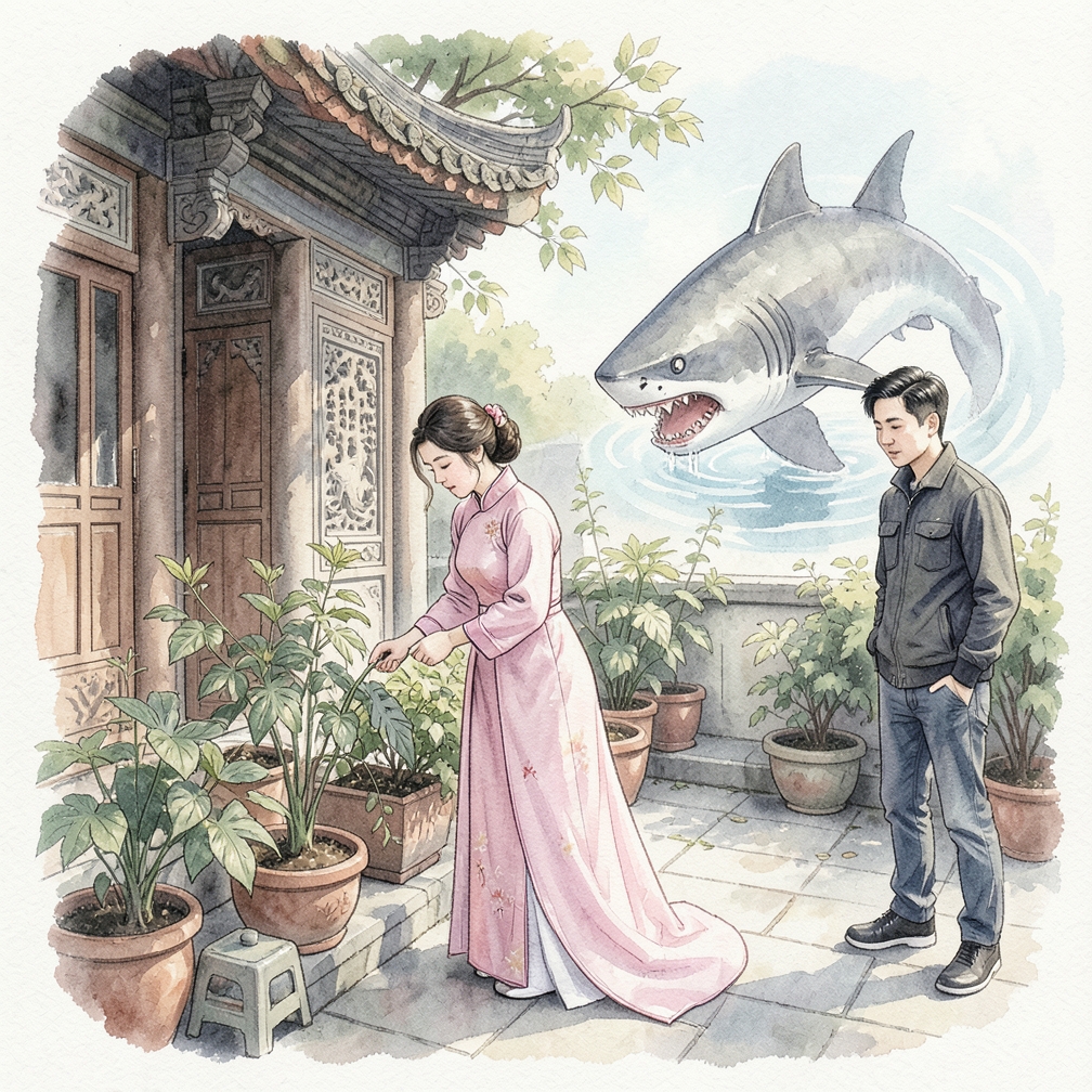 鲨鱼在你周围游动可能表示你感到压力