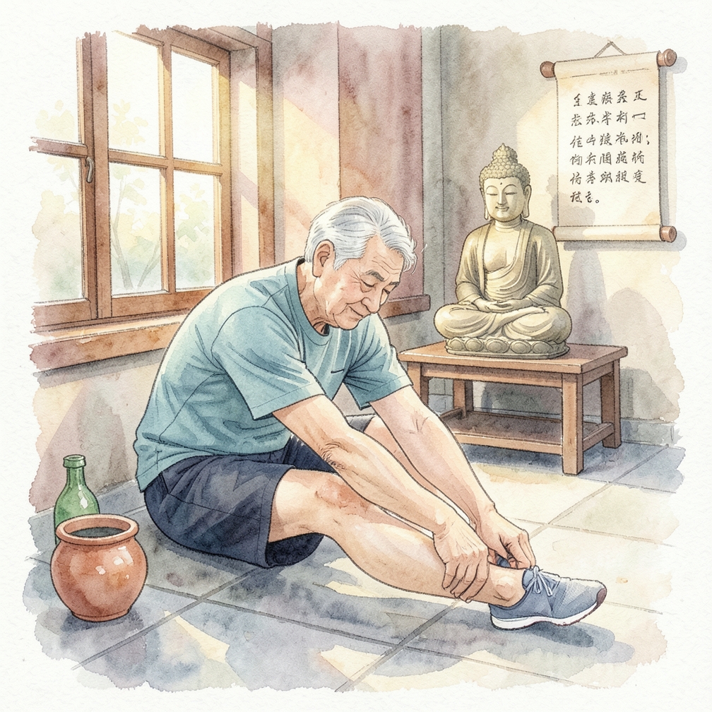 针对腿部进行拉伸