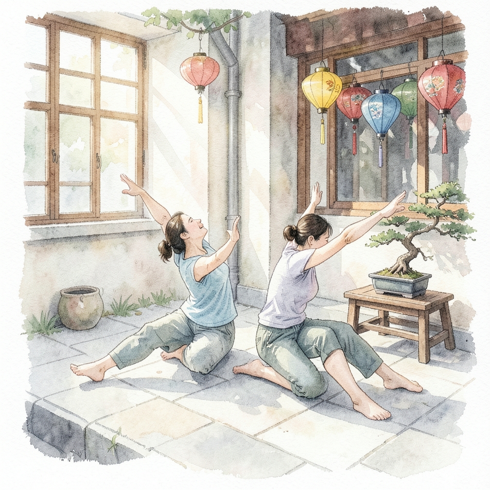 尝试简单的日常拉伸程序
