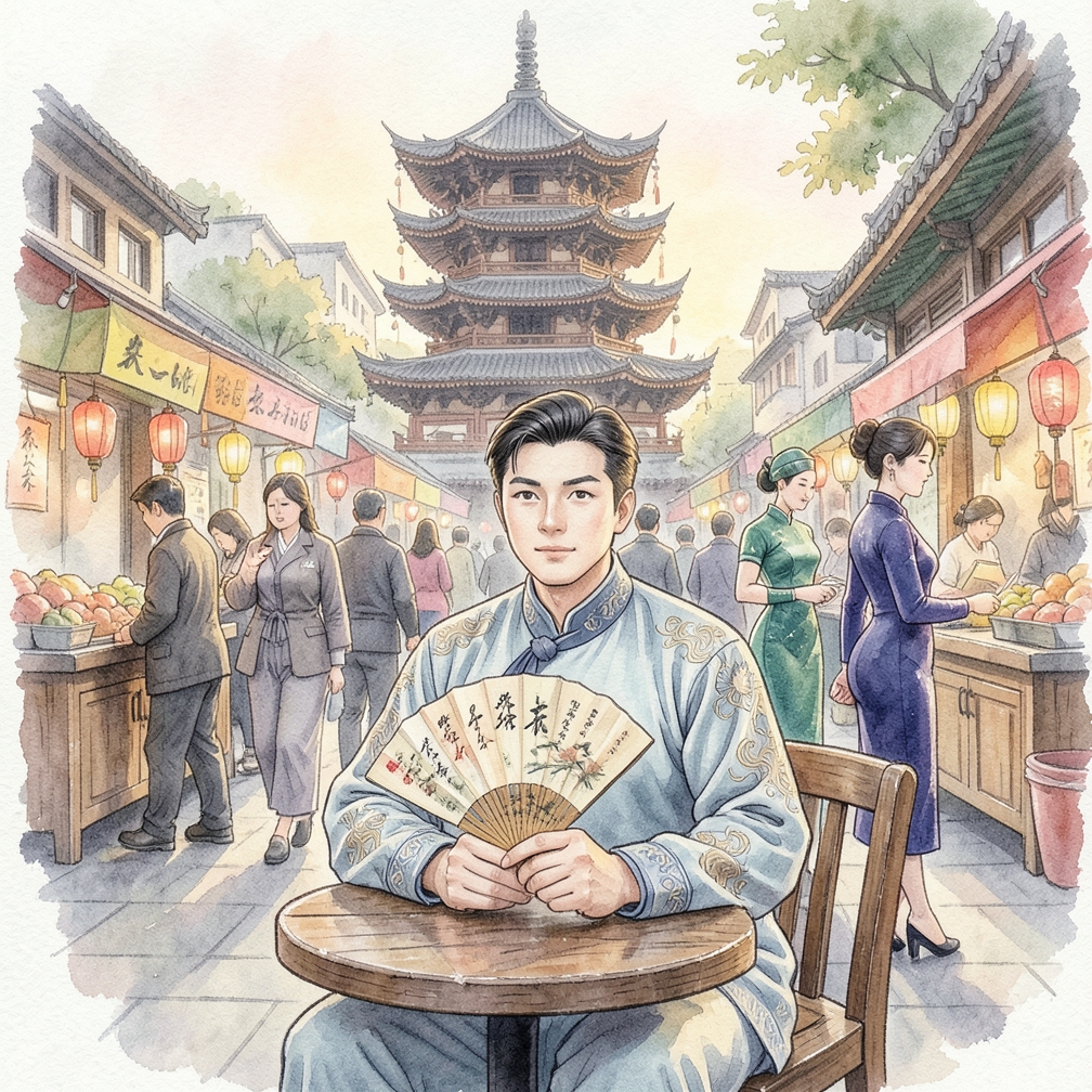 散发自信