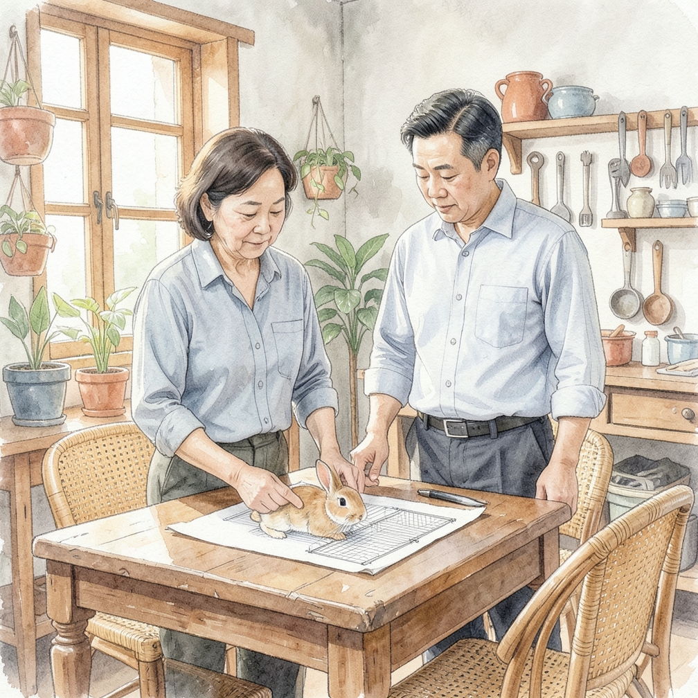 设置合适的兔子笼子