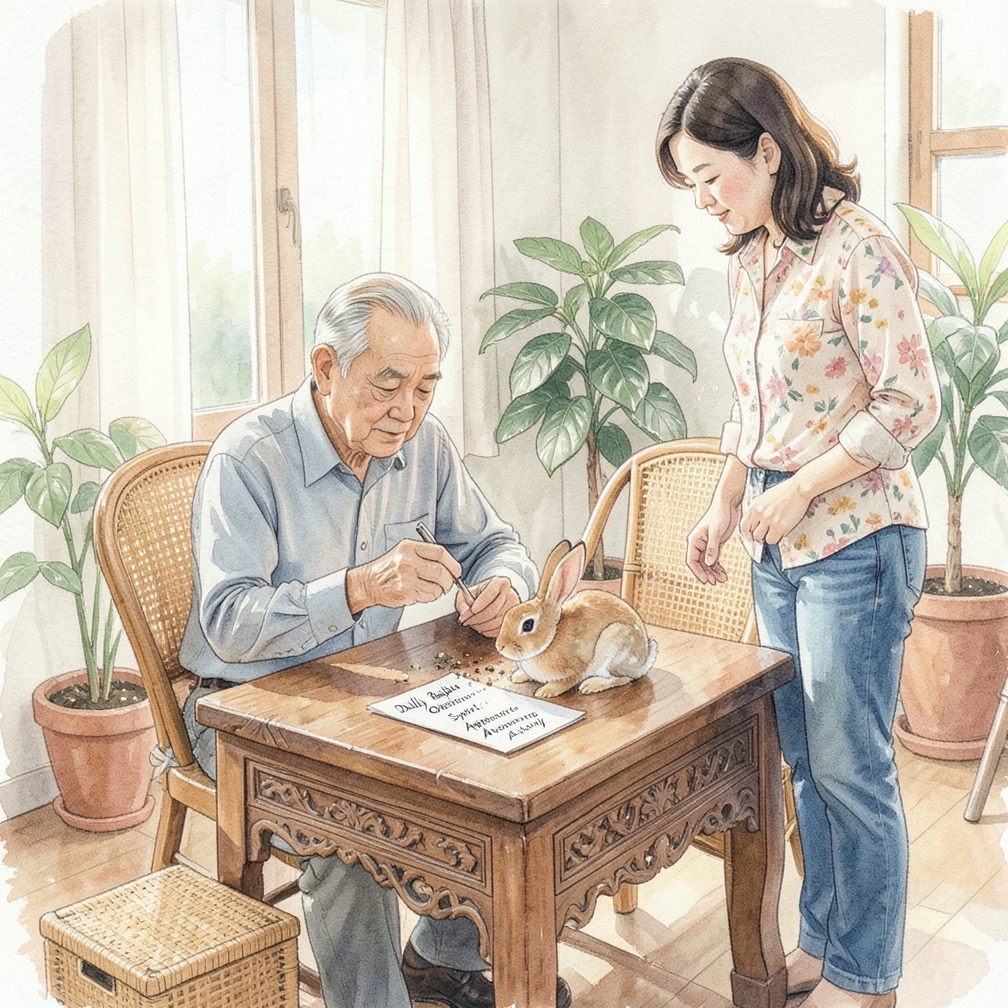 定期检查兔子的健康状况