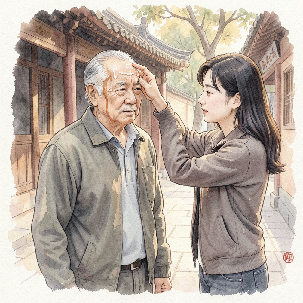 在发际线处涂抹凡士林以防止染发剂沾染皮肤