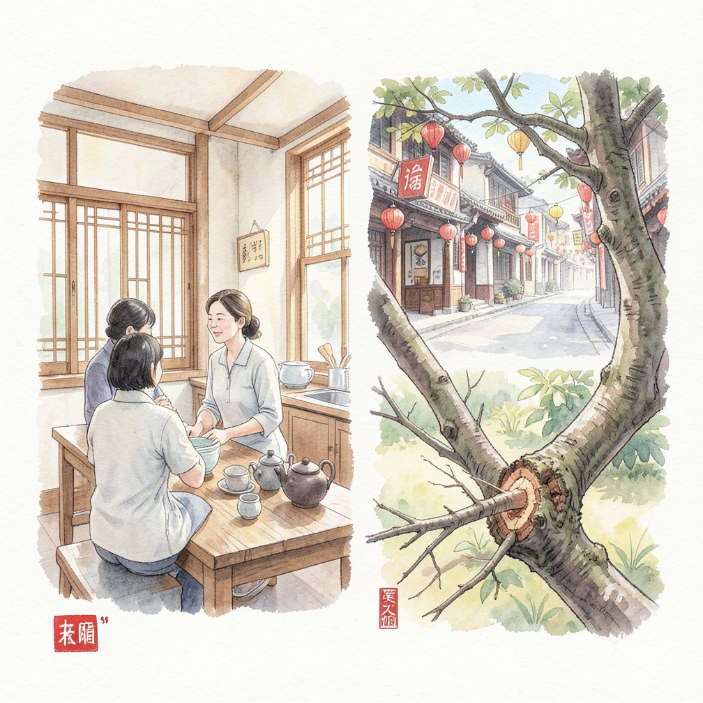 在枝条底部进行初次切割