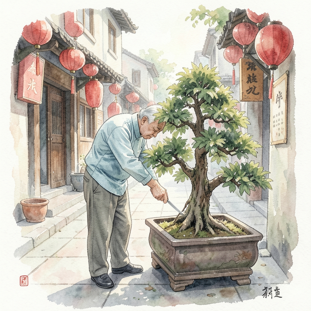 精确切割以去除残枝