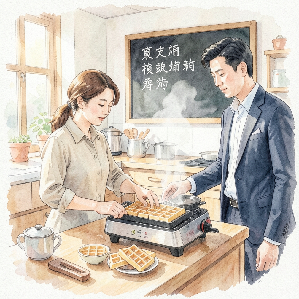 如何一步一步製作華夫餅