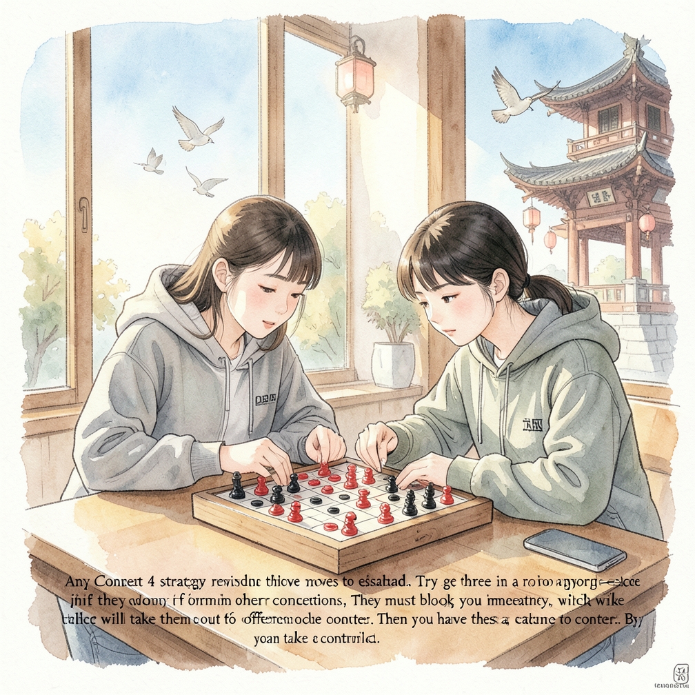 您好，迫使对手应对三连棋的威胁以掌握主动权。