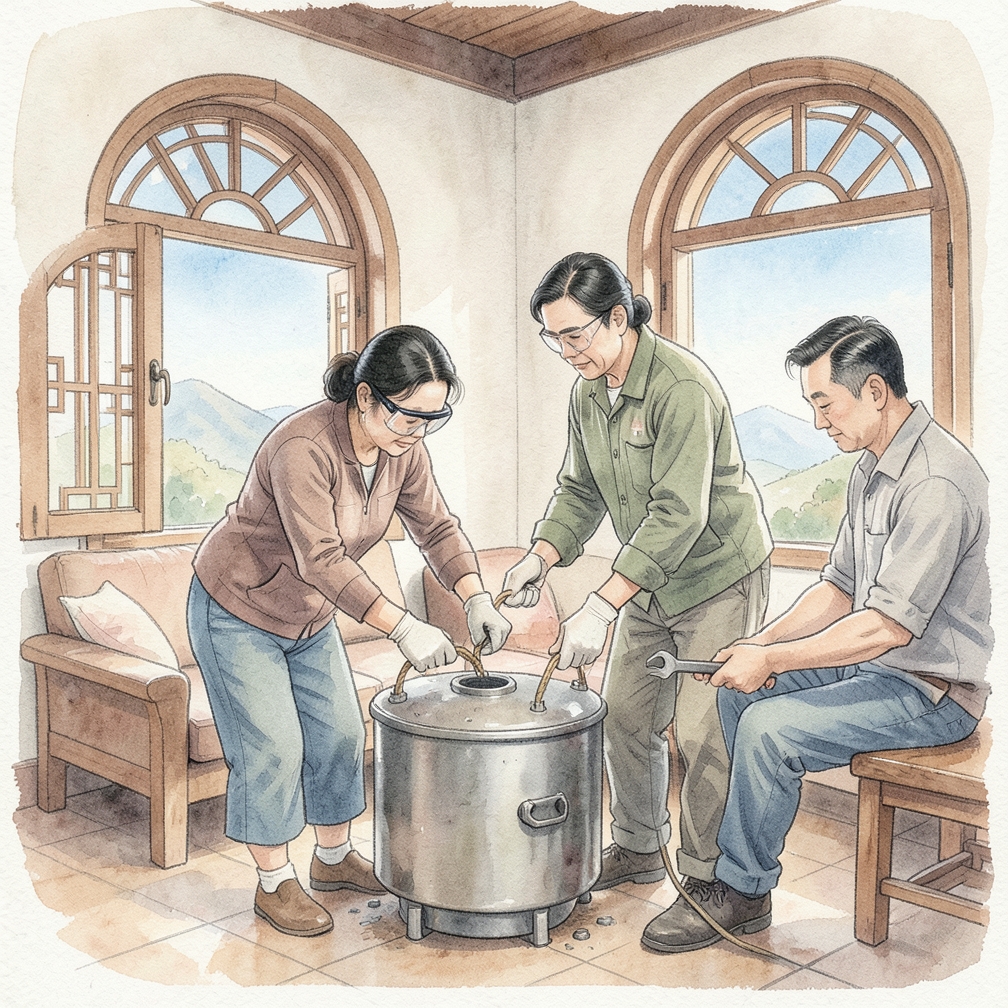 斷開油箱