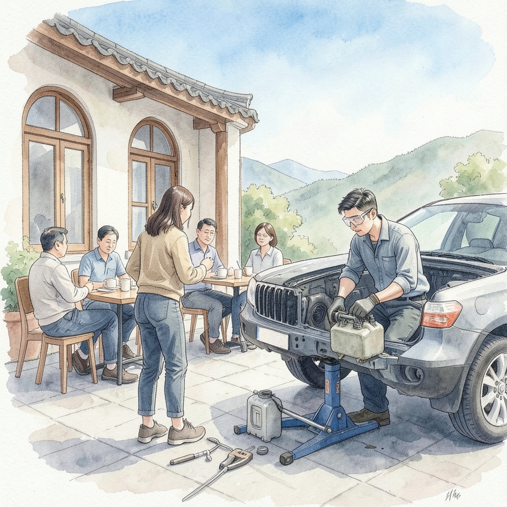將車輛頂起