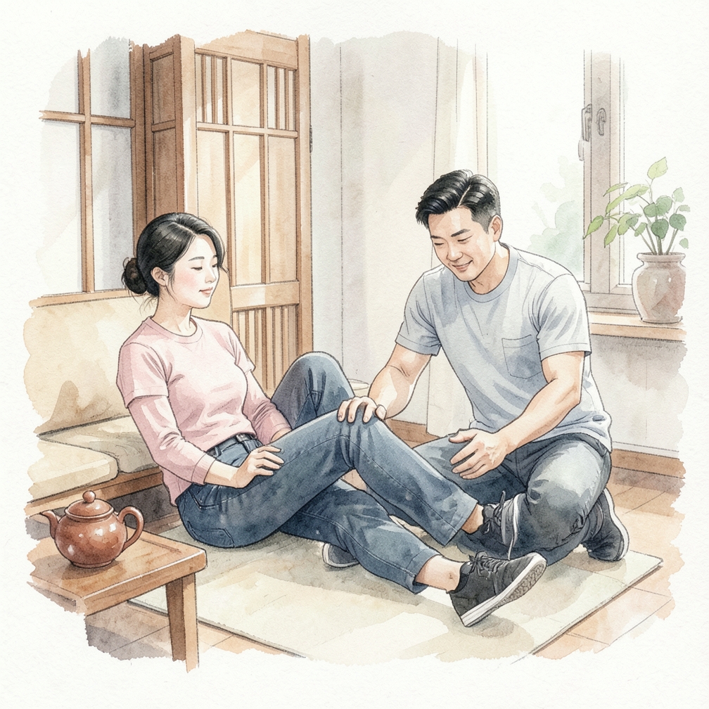 进行髋部强化训练