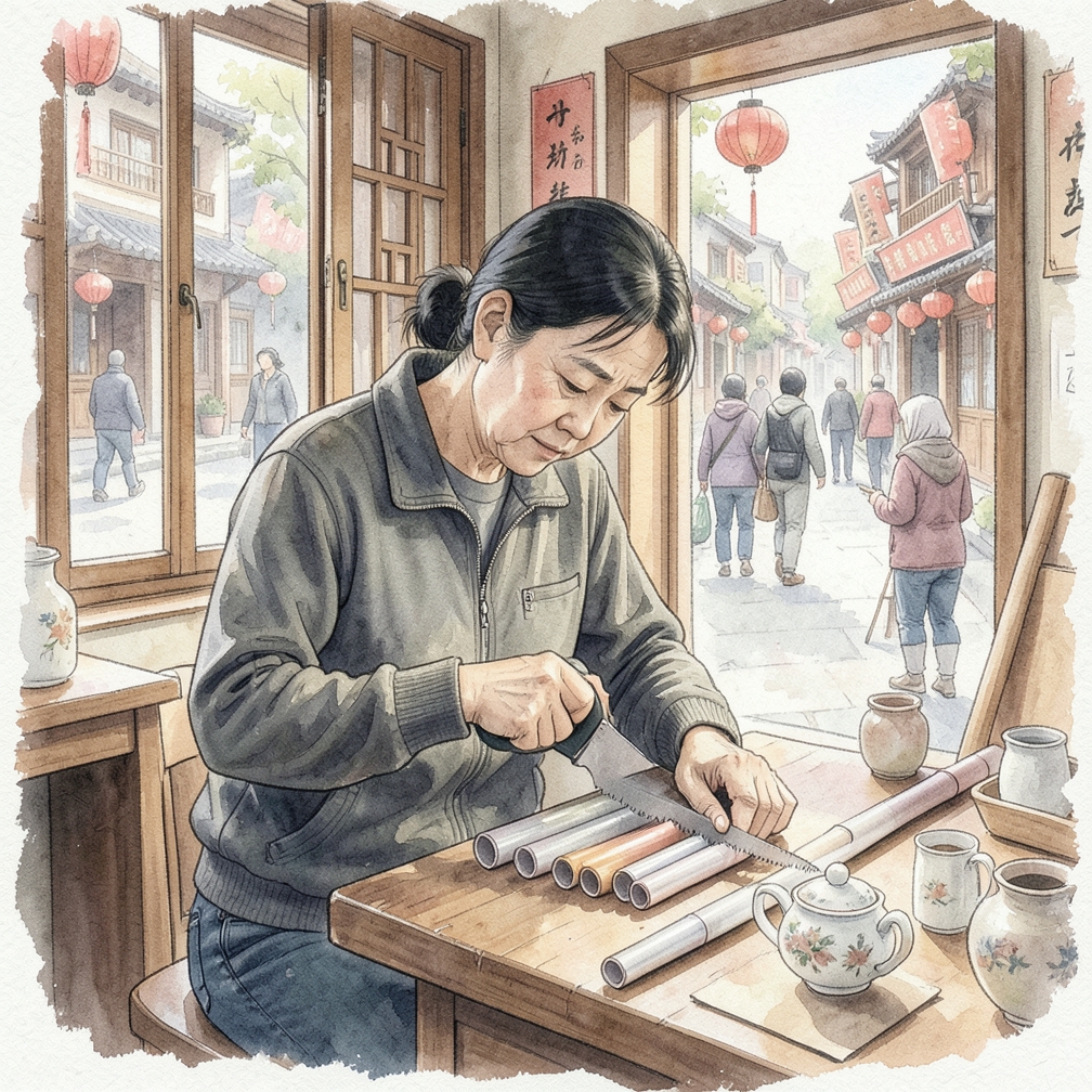 将管道切割为音阶长度