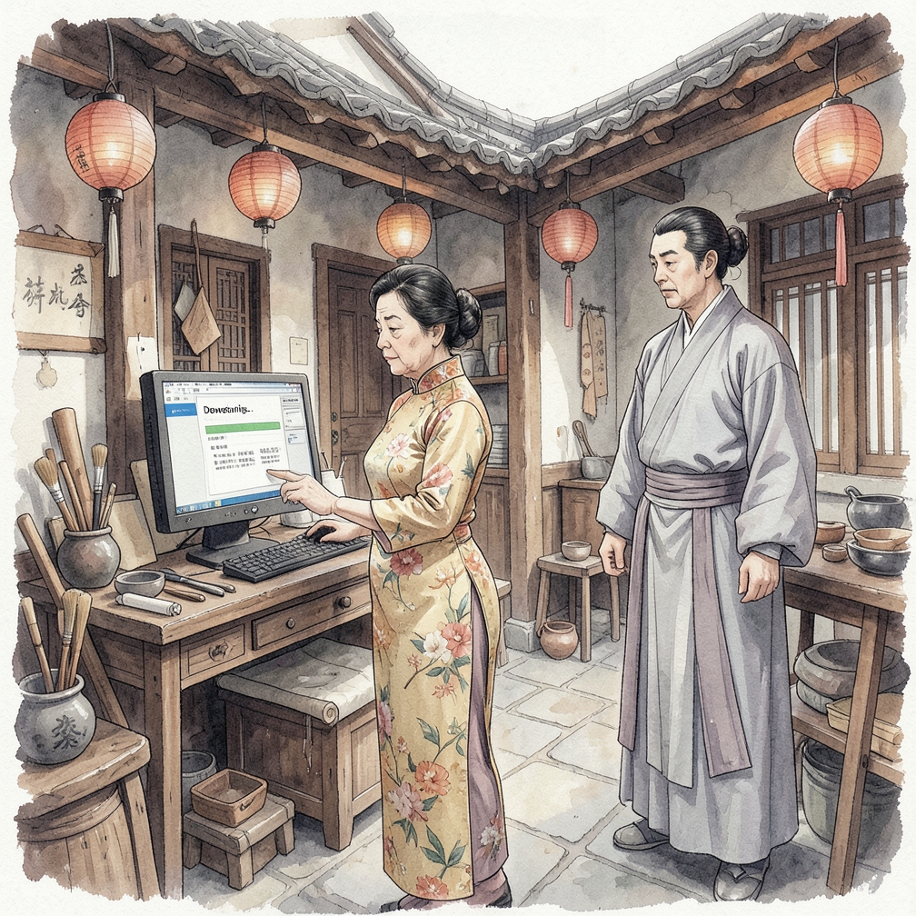 如何一步步下载文件
