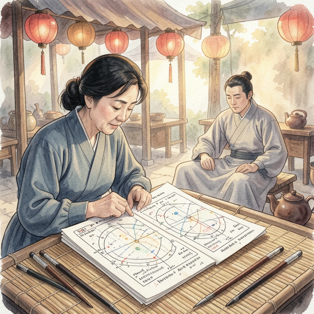 分析双方的出生星盘