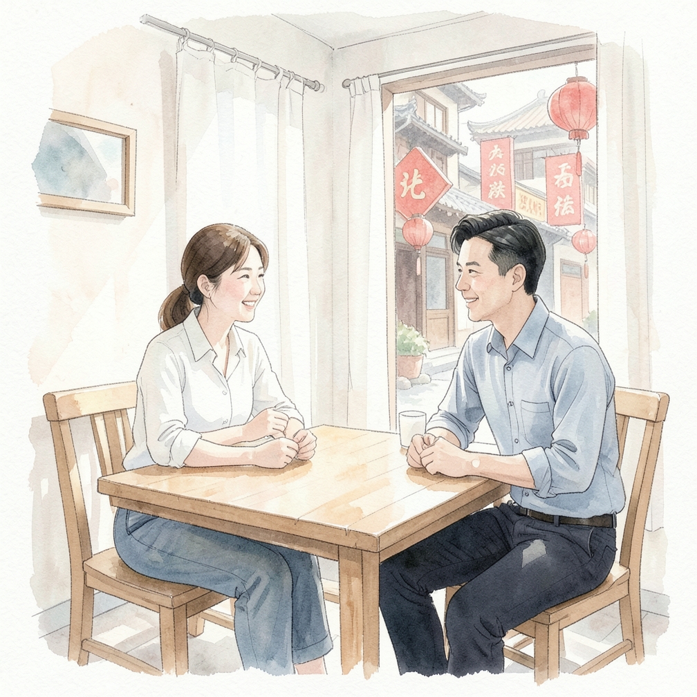 将灵摆板放在桌子上