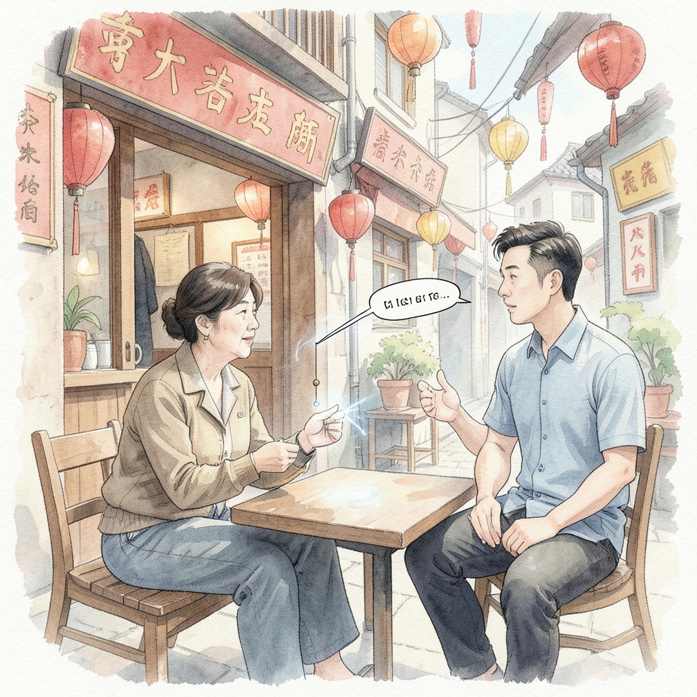 观察灵摆拼出答案