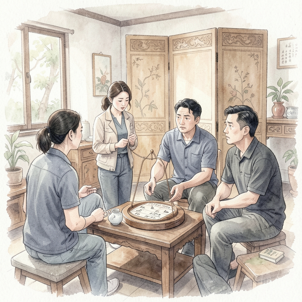 继续提问，直到灵体停止说话或你感到害怕