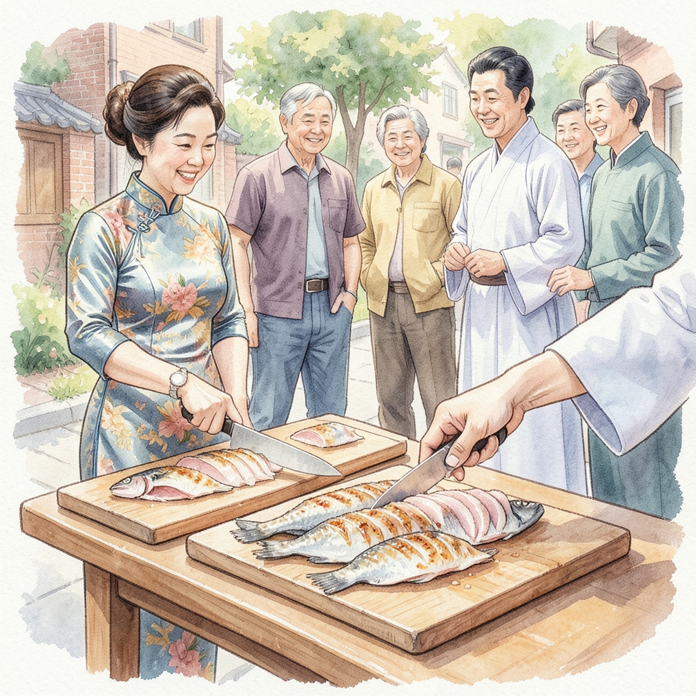 將魚切成0.25至0.5英寸的片