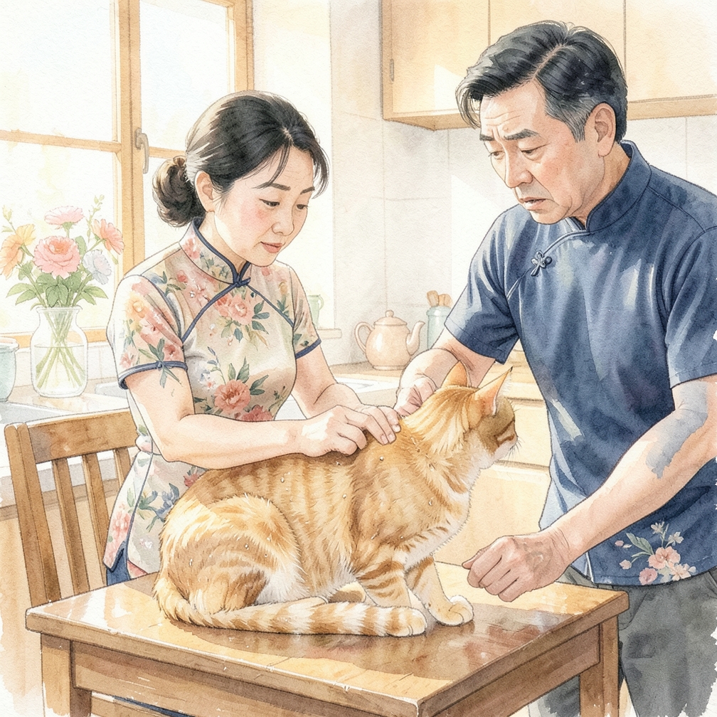 觀察皮膚問題