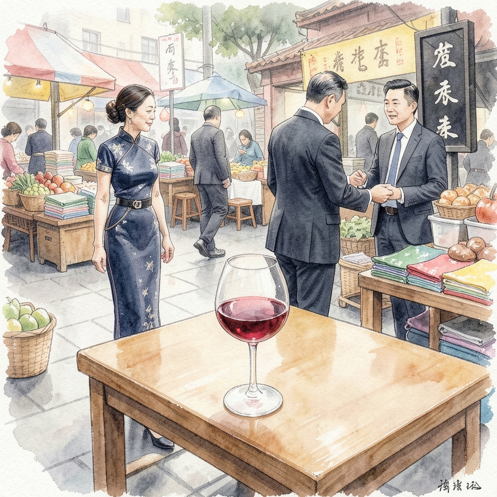 將酒杯擺成圓圈或排成一行