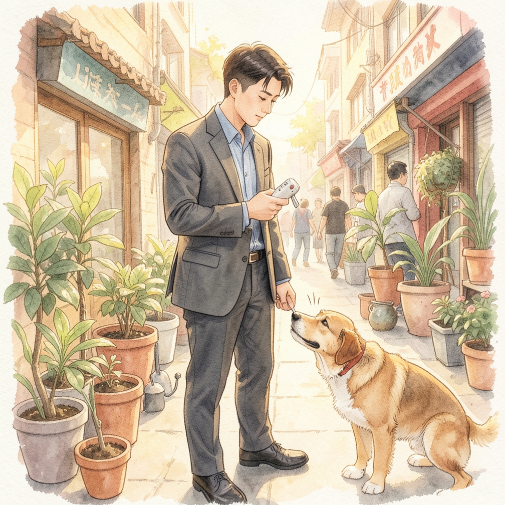 学习如何使用点击器