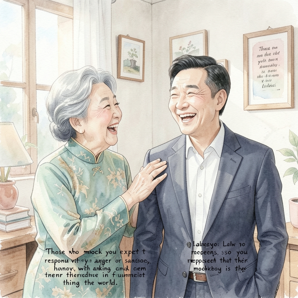 对嘲笑做出幽默回应