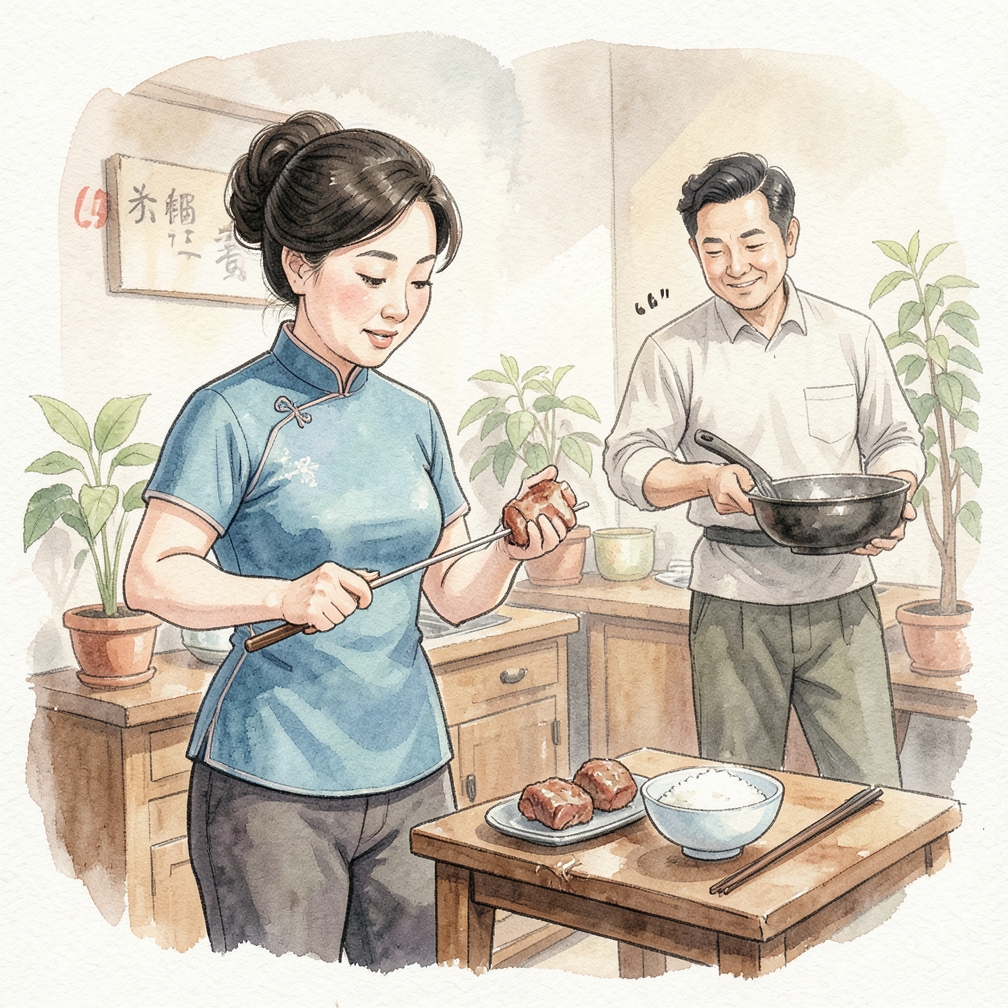 如何一步步处理烤肉绑绳
